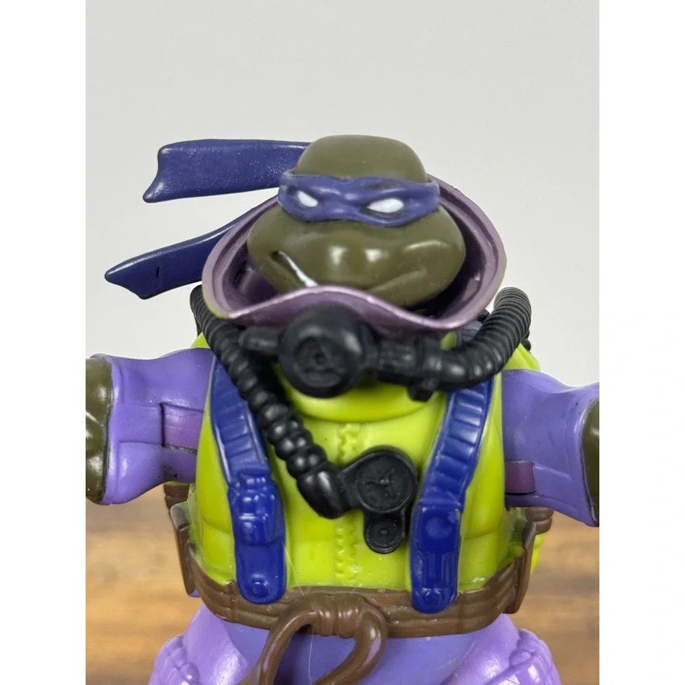 Vintage 1990s TMNT Scuba Donatello Action‎ Figure Playmates Teenage Mutant Ninja